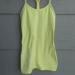 Lululemon tank yellow